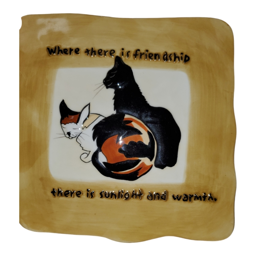 241- Heartfelt Expressions Friendship Plaque Excellent Condition